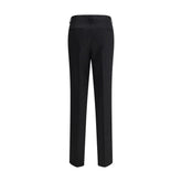 Lardini Black Wool Dress Pants